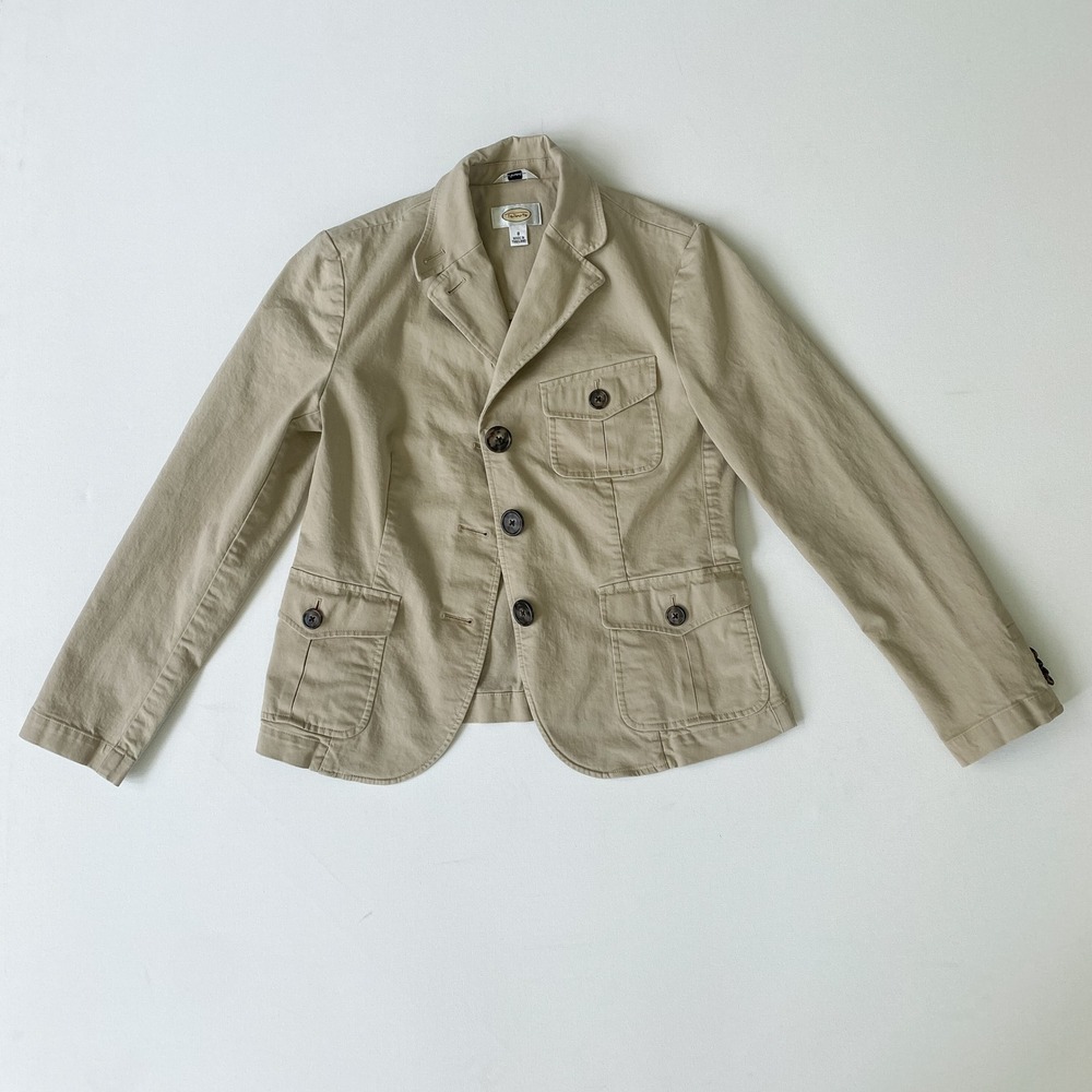 Y2K Talbots‎ Womens Stretch Blazer Jacket Size 8